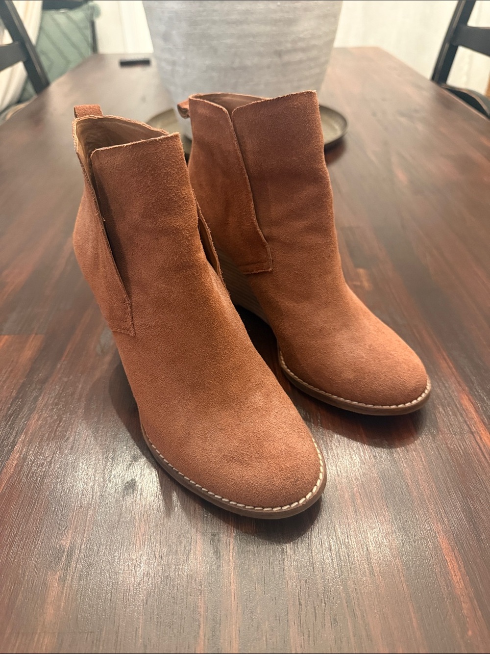 Lucky Brand Wedge Booties